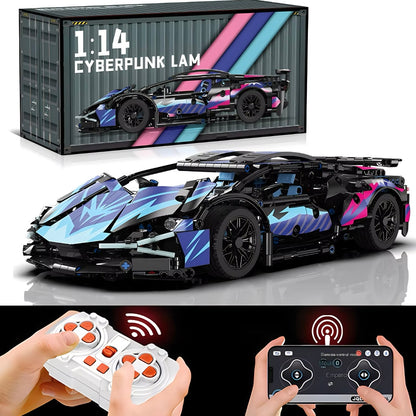 Lamborghini Cyberpunk | 1314 Piezas 1:14