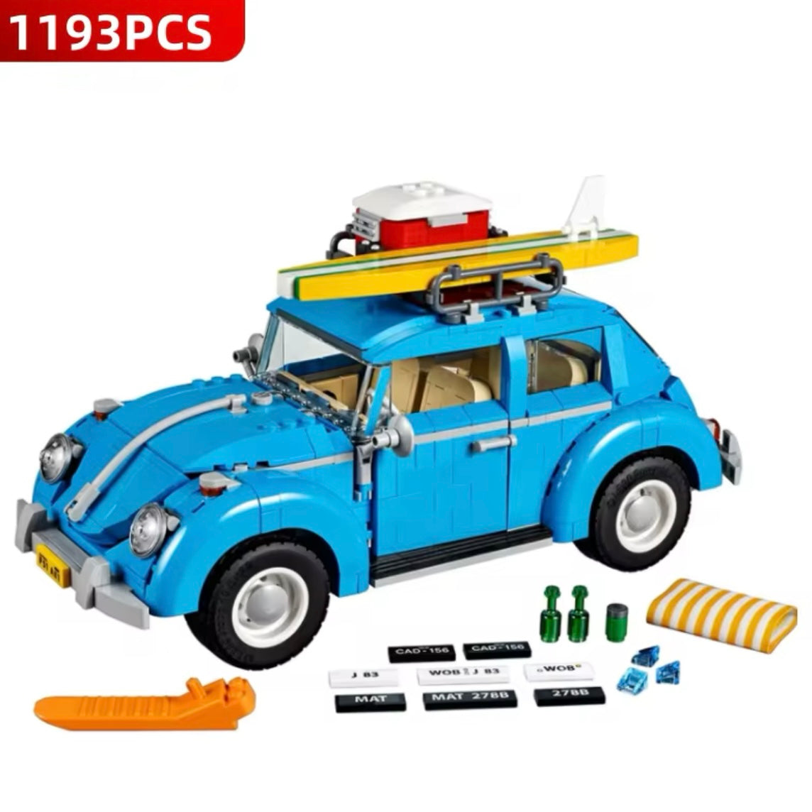 Volkswagen Beetle | 1167 Piezas 1:12