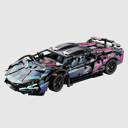 Lamborghini Cyberpunk | 1314 Piezas 1:14