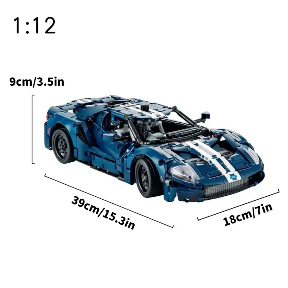 Ford GT | 1466 Piezas 1:12