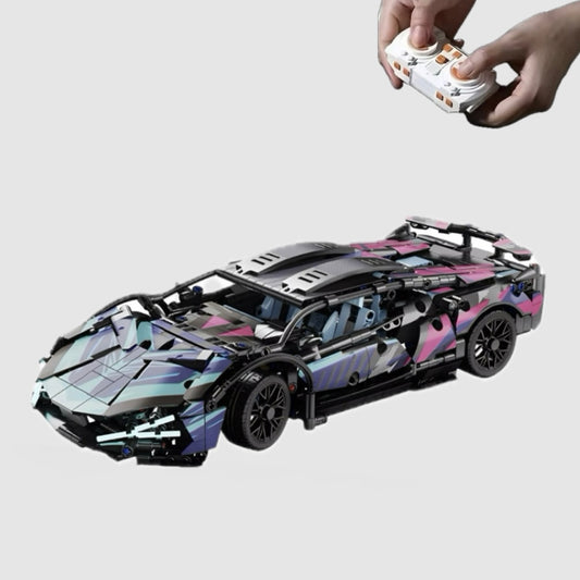 Lamborghini Cyberpunk | 1314 Piezas 1:14